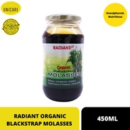 RADIANT WHOLE ORGANIC BLACKSTRAP MOLASSES 450ML