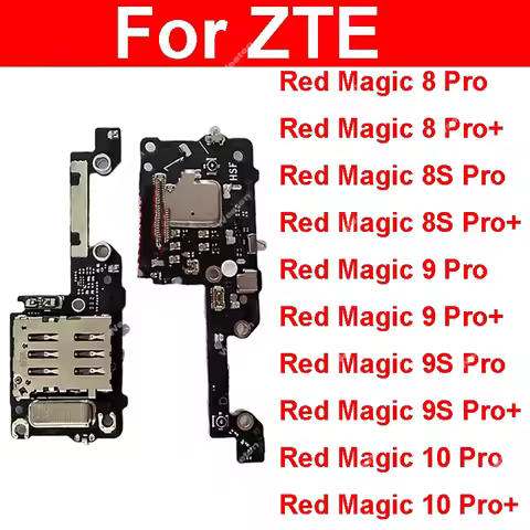 MIC Sim Card Tray SIM Card Board For ZTE Red Magic 10 9 9S 8 8S Pro Plus NX729J NX769J NX789J Profes