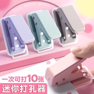 Kaba Bear Single Hole Puncher Mini Round Hole Small Manual Puncher Puncher a4 Paper Loose-leaf Handm