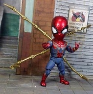 鋼鐵蜘蛛人公仔模型Egg無限戰爭復仇者聯盟3Q版關節可動禮品