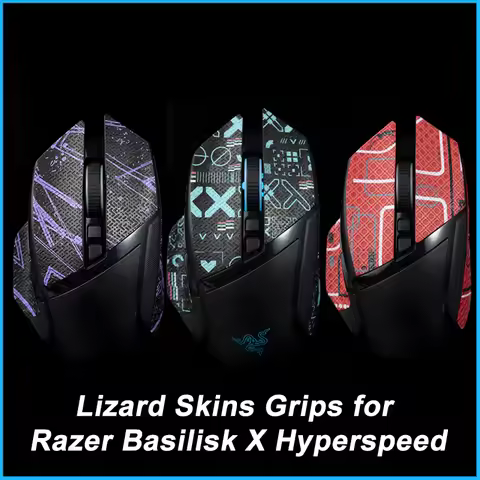 BTL Mouse Grip Tape Skate Handmade Sticker Non Slip Lizard Skin Suck Sweat for Razer Basilisk X Hype