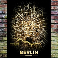 BERLIN GERMANY POSTER - WALL DECORATION