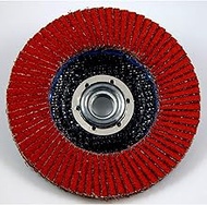 3M 61201 Flap Disc 947D, T27 7" x 5/8-11" Internal 80 X-weight, Cloth Backing, Ceramic, Abrasive Gri