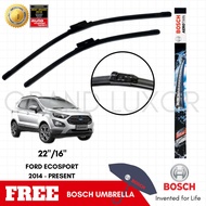 Bosch Aerotwin Wiper Blade Set For Ford Ecosport 2014 - Present (22 / 16 )