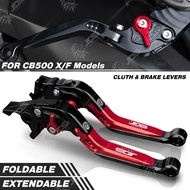 For Honda CB500X/CB500F/CB 500 X/F Clutch Lever Brake Lever Set Foldable Adjustable Handle Levers Mo