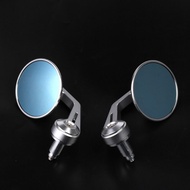 รถจักรยานยนต์Handlebarกระจกบาร์EndกระจกมองหลังBalance Slider Gripด้านข้างกระจกCNCเงิน 22Mm Universal