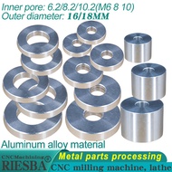 diameter16 18MM Aluminum Bushing Gasket M6 M8 M10 flat washer Metal shaft sleeve  bushing round holl