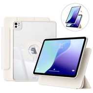 ZOYU | เคสสำหรับ iPad Pro รุ่นที่ 10 iPad Air 5 และ iPad mini 7 แบบหมุนได้ 3 พับ Y-Shape พร้อมแม่เหล