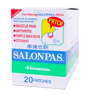 Salonpas Patch 20’s