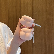 Suitable for Funny Butts airpods4Generation pro2Apple Bluetooth Wireless Headphone Case1/2/3Silicone