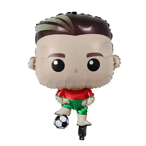 CR7Messi Football Foil Balloon Cartoon Shaped Football Balloon Party Decoration Ballon