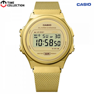 Casio Digital Vintage Watch A171WEMG-9A w/ 1 Year Warranty