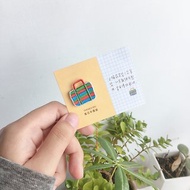 刺繡燙貼/胸章 | 台灣系列 - 呀嬤的茄芷袋 | Littdlework