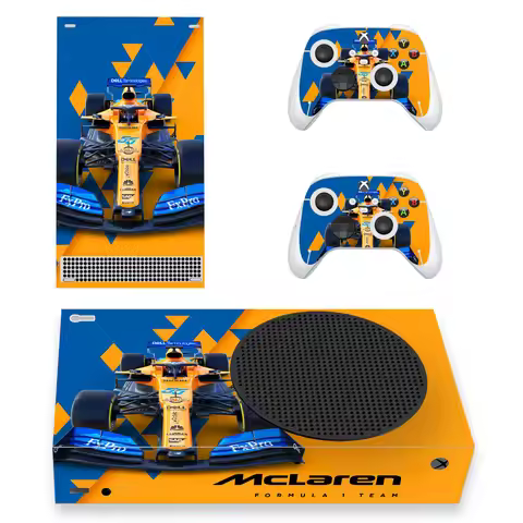 Formula 1 F1 Skin Sticker Decal Cover for Xbox Series S Console and 2 Controllers XSS Skins Vinyl