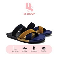 DeShoop | XAVIER XAVIER XAVIER XAVIER | Men's Casual Slide Sandals Jumbo Size Large 44 45 46 47 48 4