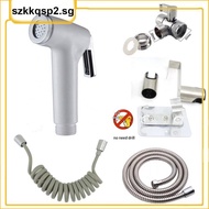 SGK2  White ABS Handheld Bidet Faucet Spray Shower Head Bathroom Toilet Sprayer Water Saving Bathroom Cleaning Shower Douche