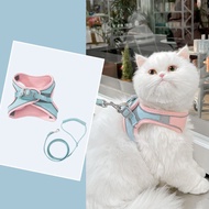 BABYPET สายจูงสัตว์เลี้ยง สายจูงแมว Colorful Reflective เชือกจูงแมว สายจูงหมา ปลอกคอแมว สายจูง