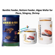 Porpoise Benthic Feeder, Bottom Feeder, Algae Wafer for Pleco, Stingray, Shrimp