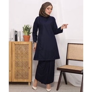 (plus size) BAJU KURUNG PAHANG BAJU KURUNG MODEN PLAIN KURUNG PAHANG