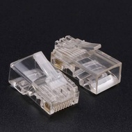 RJ45 Cat5e Jack Connector Cat6 Jack Cable Lan Connector Internet Network UTP RJ-45 Cat 5e Cat 6e