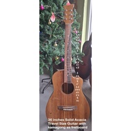 36" Solid Acacia Wood Travel Size Ed Sheeran Inspired Handemade Guitar in Cebu