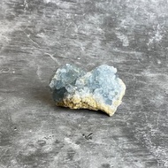 水晶簇- 天青石原礦 辦公室療癒微景觀 裝置擺飾 一物一圖