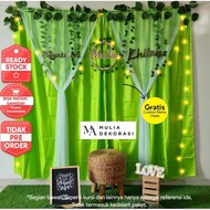 Dekorasi Backdrop Tasyakuran Syukuran Khitan Aqiqah 4 7 Bulan Paket W
