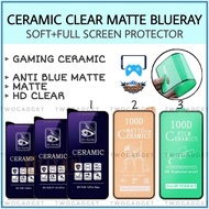 Infinix Note 8/10/30/Pro/11/12/G96/Hot 20i/Smart 6 Anti Blue/Matte/Clear Soft Ceramic Screen Protector Tempered Glass