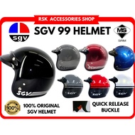 HELMET SGV 99 SGV 2TONE HELMET SGV99 TOPI KELEDAR (3 BUTTON) SIRIM APPROVAL JPJ LULUS
