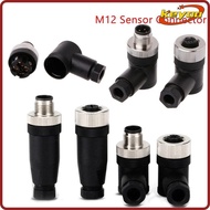 [KEYOO] M12 Sensor Connector, Male Female Socket 4 5 8 Pin M12 Aviation Plug, Connector Power Adapte