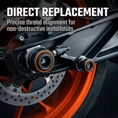 For KTM 390 DUKE 390 ADVENTURE 390 R/X 390 SMC R Motorcycle Wheel Axle Fork Crash Protector Pad Fram