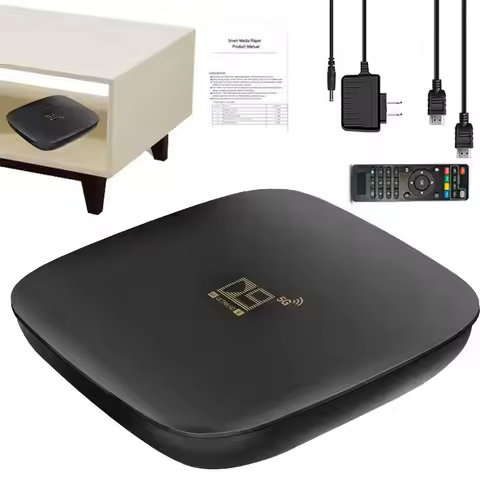 2022 D9 Smart TV Box Android 10.0 Set Top Box 2.4G 5G WIFI 905 Core 4K HD 1GB+8GB Video Media Player
