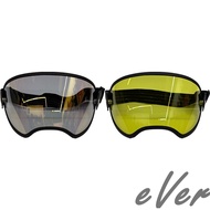 EVO Large Goggles Dedicated Knight Hat Safety Helmet Windproof Anti-UV Retro Strap Leather