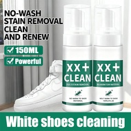 White Shoe Cleaner Kit Powerful Stain Remover for Sneakers White Shoes No Wash Quick Clean Decontami