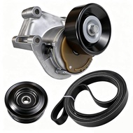 90K-38488 Serpentine Belt Drive Tensioner Pulley Component Kit Fit for 1998-2009 Toyota Tundra 4Runn