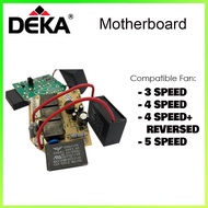 Deka Ceiling Fan Receiver PCB Board [3 speed /4 speed / 5 Speed] Mother Board Kipas Siling Receiver