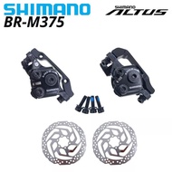 SHIMANO ALTUS ดิสก์เบรกจานเครื่องยนต์ M375 G3ตัวยงจานล้อแผ่นเล็บ6แผ่นสำหรับจักรยานเสือภูเขาจานเครื่อ