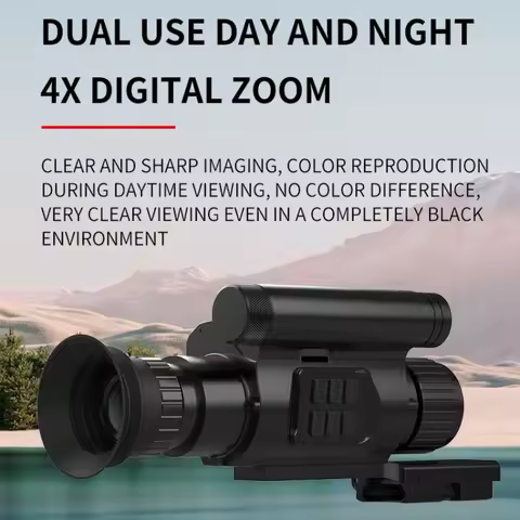 NV075 Digital Night Vision Monocular 850nm Infrared 1080P Video Camera Multiple Optics Lens Crosshai