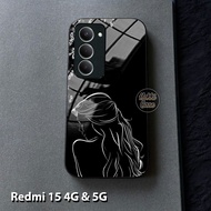 Redmi 15 Case - Redmi 15 4G & 5G Glass Softcase - Redmi 15 5G 4G Case - Silicone For Redmi 15 5G - R