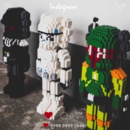 Kaws Miniature Particles Puzzle Adult High Difficulty Insert Chinese Building Block Toys Gift for Bo