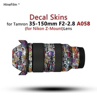 Tamron 35 150 z mount Lens Sticker Lens Wrap Cover Protective Film for Tamron 35-150mm F2-2.8 Di III