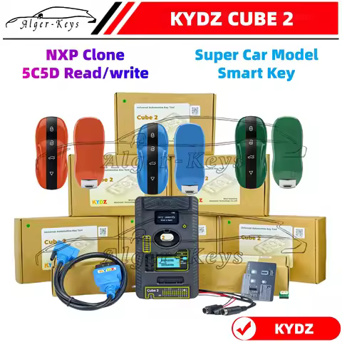 Algernon-keys KYDZ CUBE 2 with KYDZ Smart Key Super Car Style KYDZ New Key Programmer NXP Chip Copy