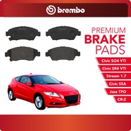 BREMBO Front Pads (1 set) - Compatible with H/D Jazz TFO, Civic SR4 VTI, SO4 VTI, S5A 1.7, S5G 2.0, 