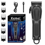 Tông Đơ Cắt Tóc Không Dây Kemei KM-735 Tông Đơ Cắt Tóc Điện Chuyên Nghiệp Cho Nam Và Máy Cắt Tóc Với