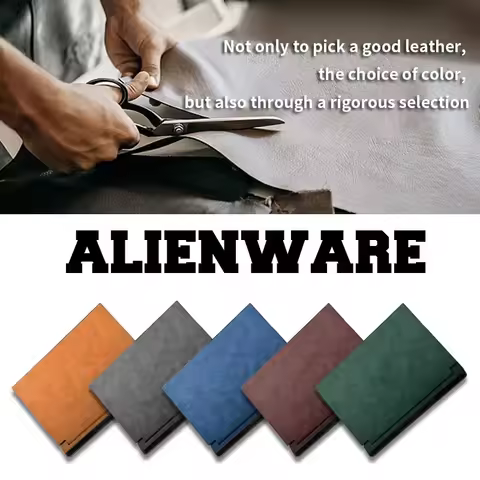 Crazy Horse Leather Laptop Sticker Skin Decals Guard Protector Cover for Dell Latitude 3410 3320 742