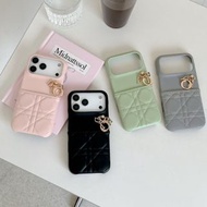 iPhone 手機保護套 Dior迪奥  戴妃格五金吊墜 0 手機殼 禮物 手機袋 保護套 蘋果 手機