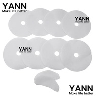 YANN1 Tumble Dryer Exhaust Filters, Replacement Accessories Air Intake Filters, Practical White Cotton Round Exhaust Filters Dryer Parts