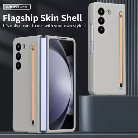 Skin Feel Purity Casing Samsung Z Fold6 Fold5 Fold4 Fold3 Candy Color Hard PC for Samsung Galaxy Z F