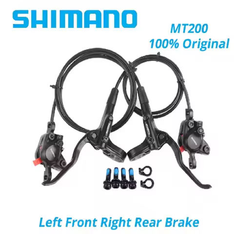 Original Shimano MT200 MT201 M315 MTB Mountain Bike Hydraulic Disc Brake MT200 Brakes 2 Piston 3 Fin