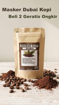 Masker kopi dubai mencerahkan wajah meredakan jerawat mengurangi bekas noda hitam